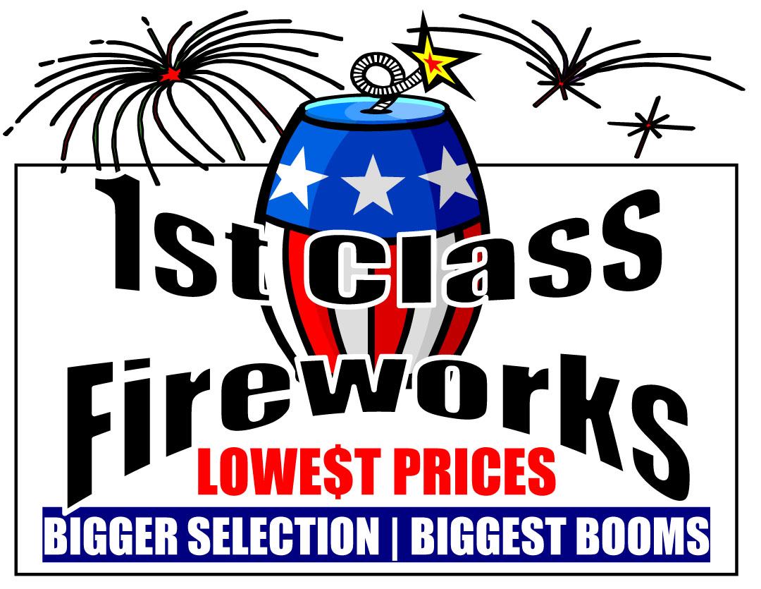 1st Class Fireworks Logo